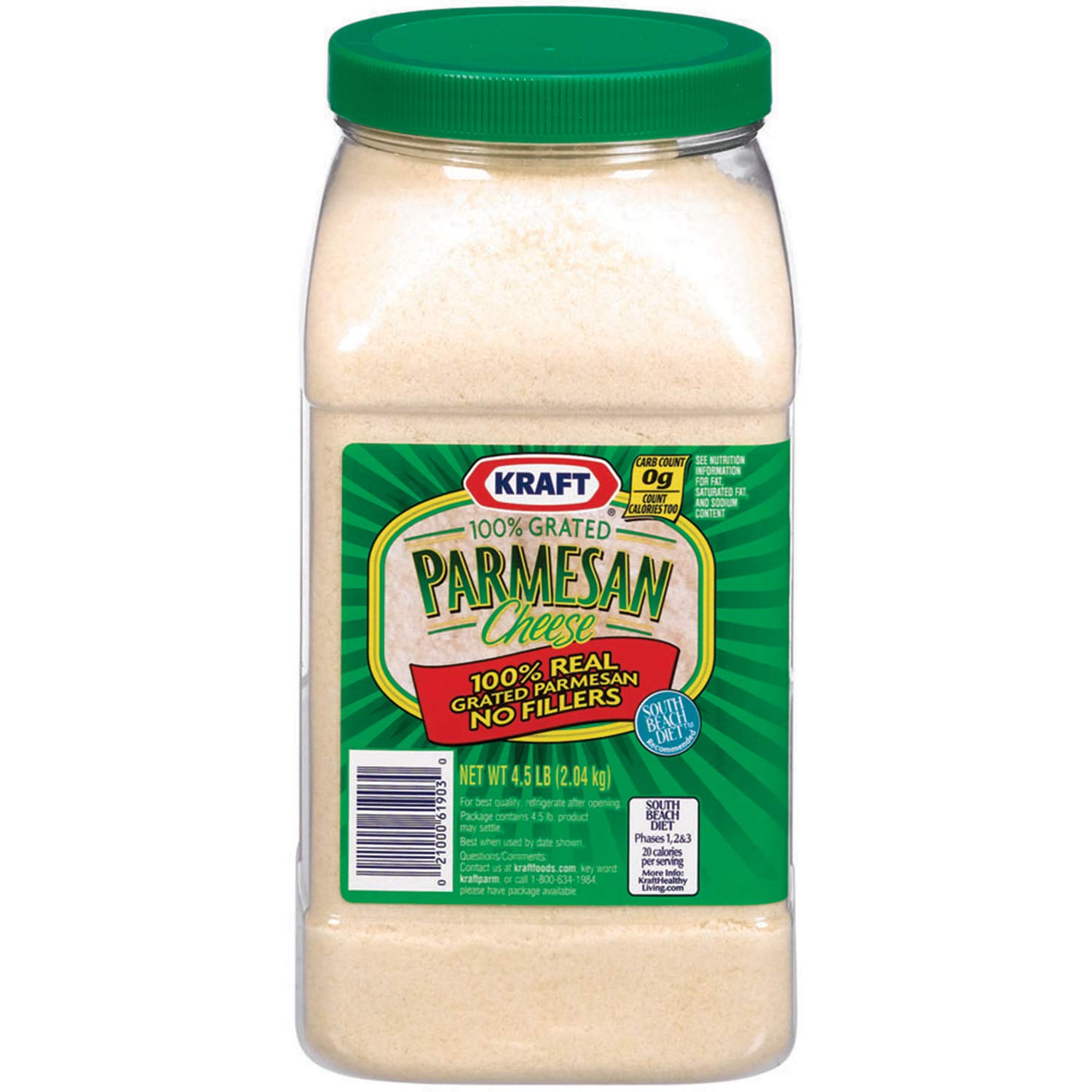 Kraft Grated Parmesan Cheese 4.5 lb. container Buy Online in India