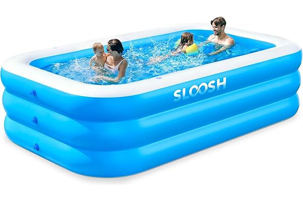 Sloosh Inflatable Swimming Pool Full-Sized Thickened
