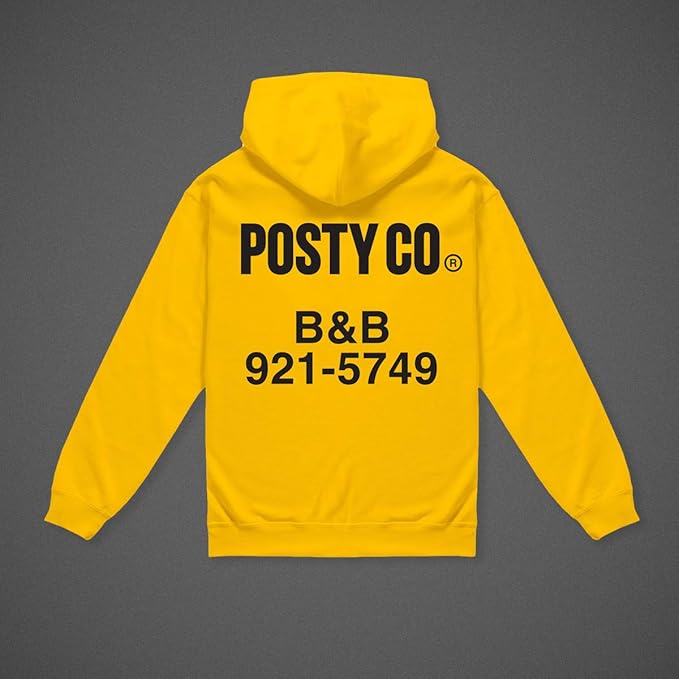 posty co yellow hoodie