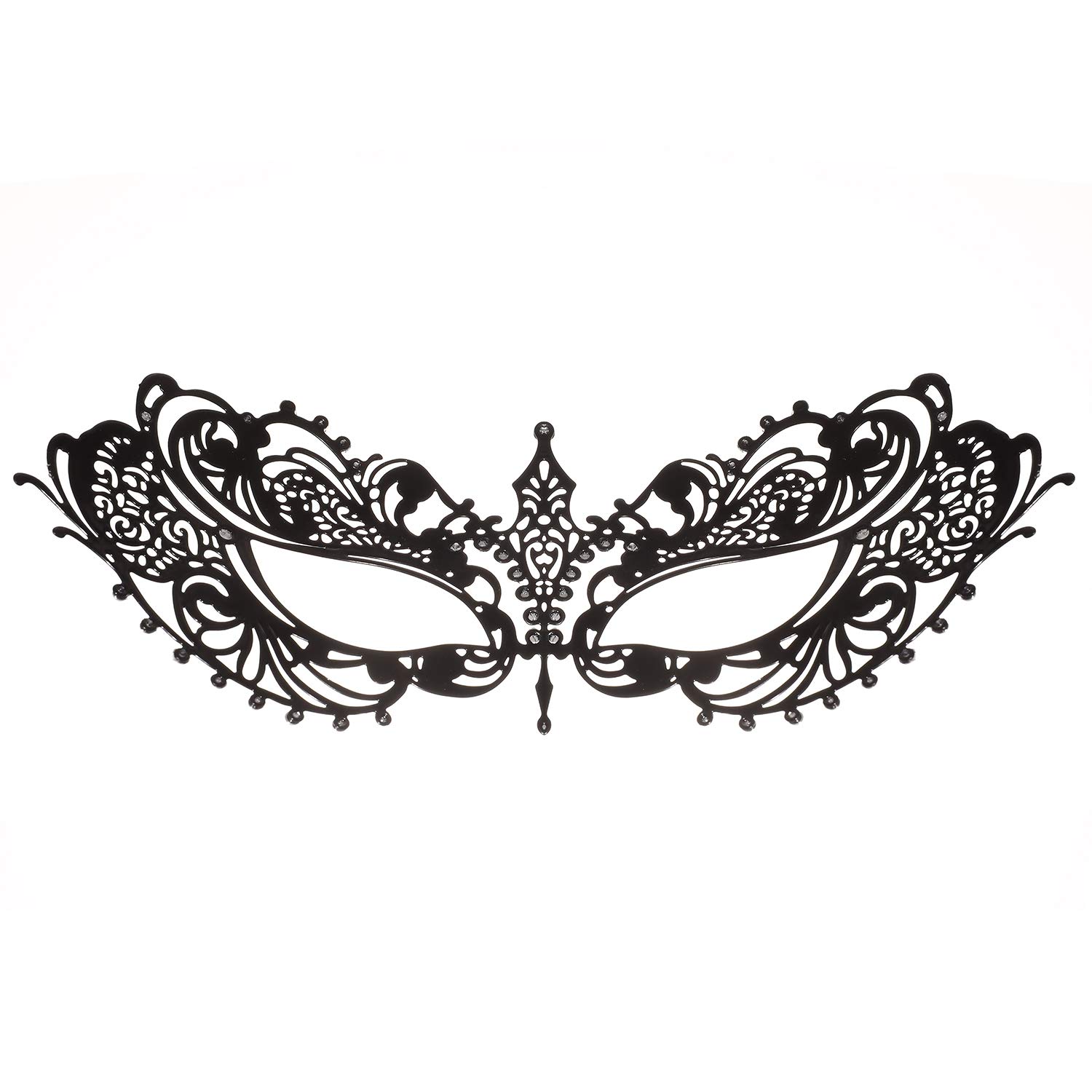 Masque de Dentelle Noire Mardi Gras Nipoo Masque de Mascarade de 