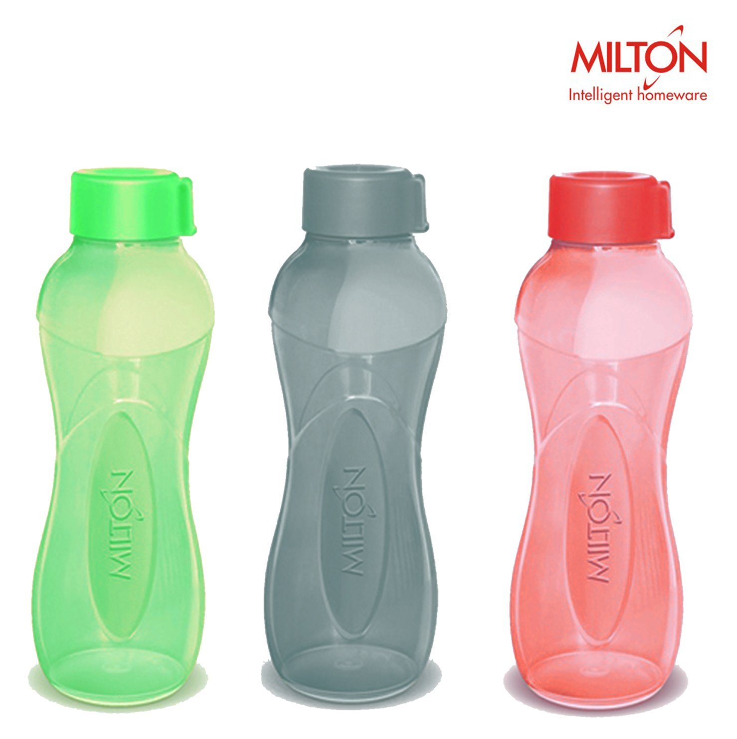 Milton I Go 1000 Polypropylene Bottle Set, 1 Litre, 3Pieces