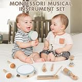 Vanplay Kids Musical Instruments Set Wooden Toddler Toys Maracas Drum view 2