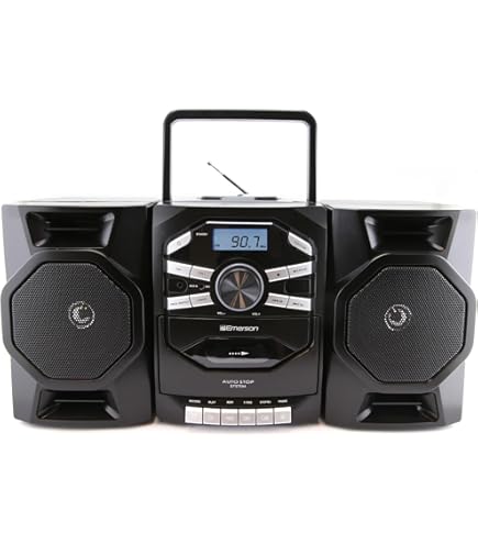 Amazon.com: Jensen MCR-1500 Vintage Stereo Portable CD/MP3 Dual
