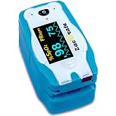 Zacurate Cute Digital Fingertip Pulse Oximeter for Small Finger Clip, SpO2 Blood Oxygen Saturation Monitor with OLED display - Animal theme