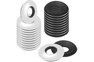 M METERXITY 50-Pack EPDM Bonded Sealing Rubber Washers, 304 Stainless Steel 5/16" x 3/4" OD Neoprene Rubber Washers Gasket for Bolts/Screws/Machinery/Ships/Roof