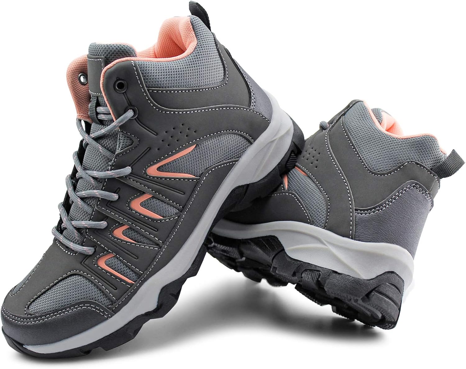  | JABASIC Womens Mid Hiking Boots Lightweight Waterproof Outdoor Trekking Shoes | Hiking Boots