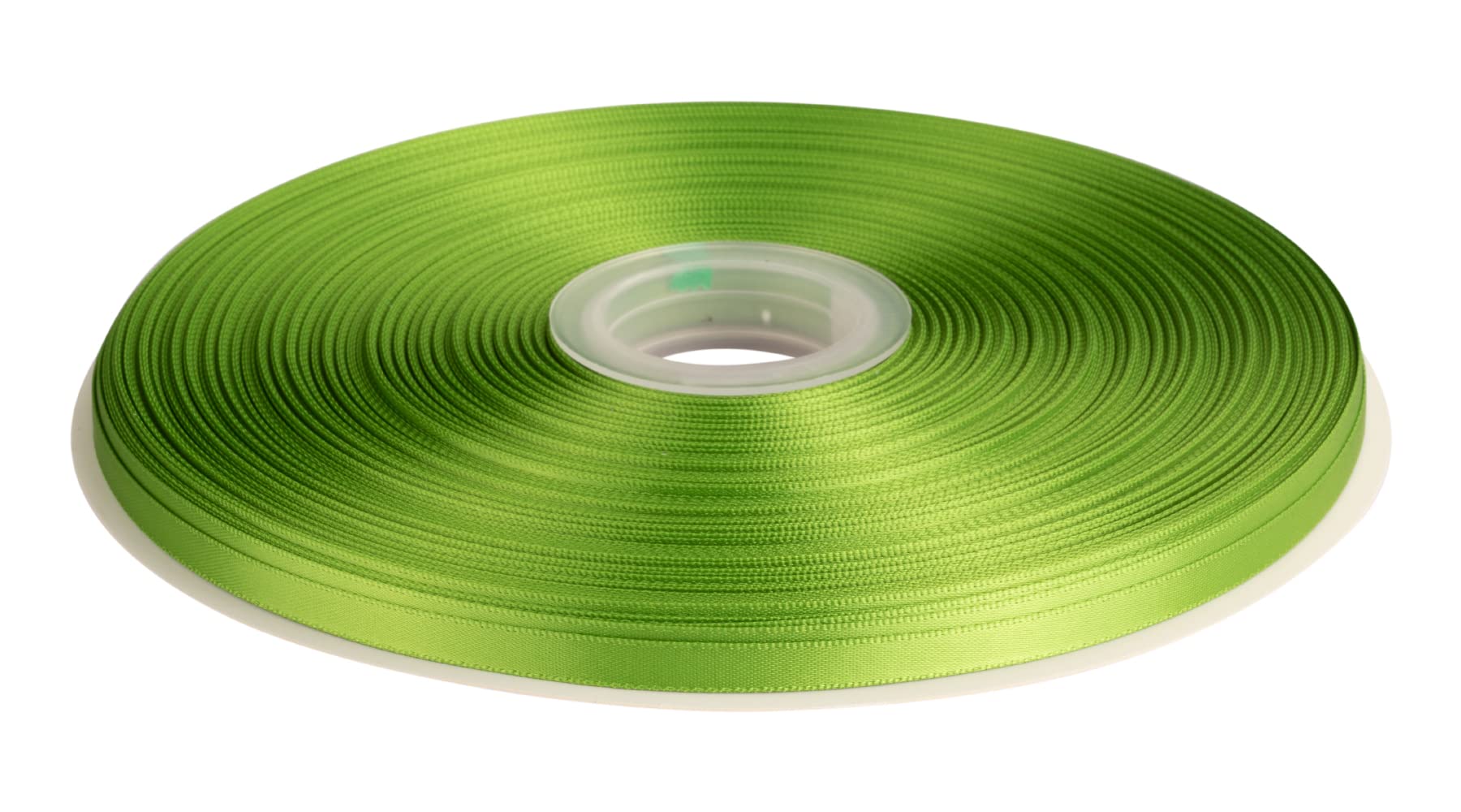 Double Faced Satin Ribbon, 6mm X 91M, Solid Polyester Ribbon for Gift Wrapping, Crafts, Wedding Party Ceremony Decoration, Floral Arrangement, Sewing (Kiwi)