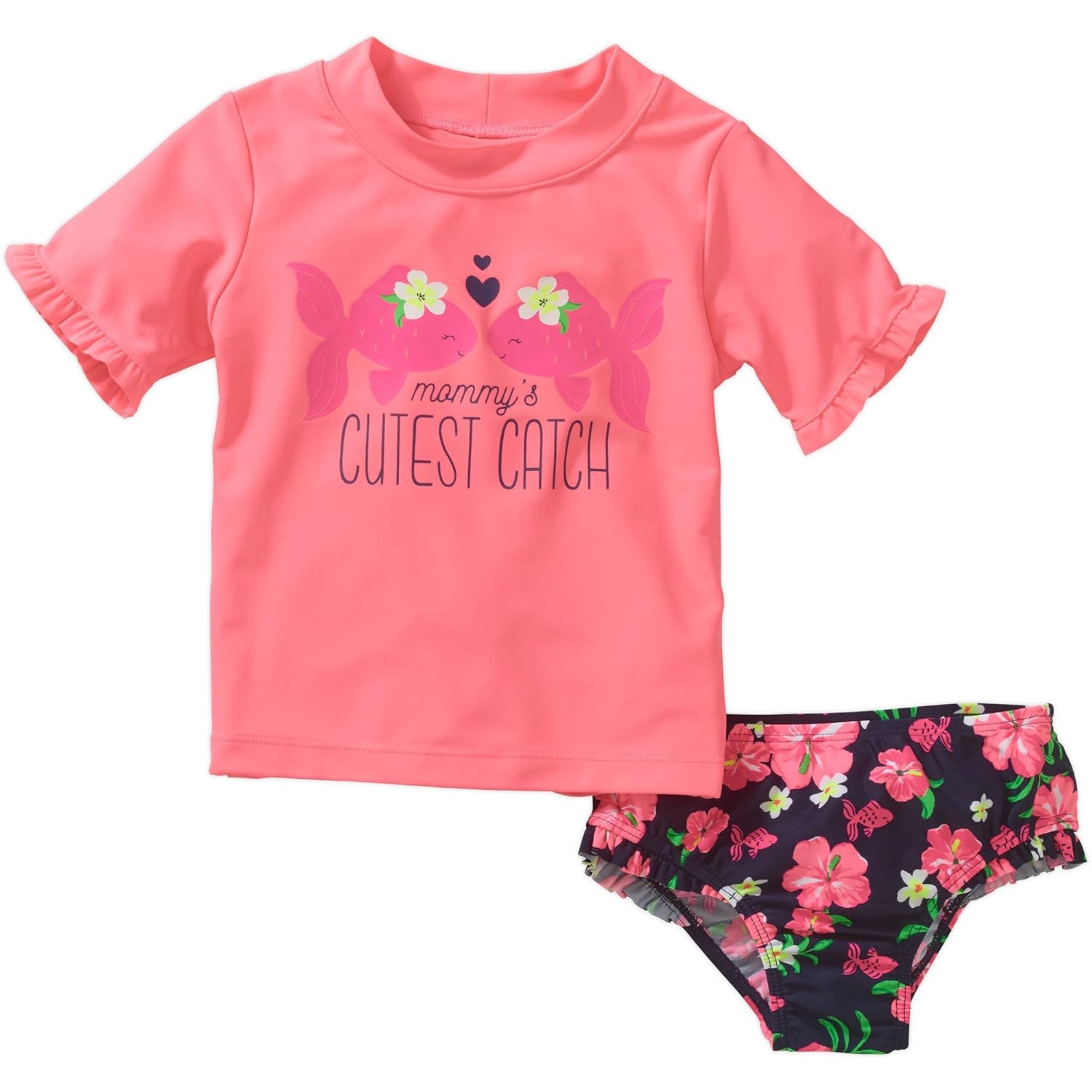 4t Child By B06zy5g768 Cutestキャッチ Carters赤ちゃん幼児用女の子用半袖ラッシュガードswimセットmommys Of Mine ラッシュガード 人気ブランド新作豊富 Www Brti Co Zw