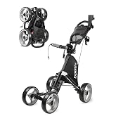 CaddytekCaddyTek Superlite 4 Wheel Golf Push Cart, Explorer Version 8 -