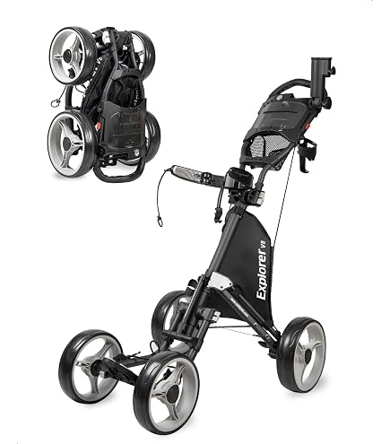 Amazon.com: Sun Mountain PX4 4-Wheel Golf Push Cart - Lightweight