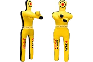 STYLSO Un-Filled Wrestling Dummy Grappling Dummy for Jiu Jitsu BJJ MMA Judo Karate Adult Kids Youth Tackling Practice Dummies
