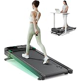 UREVO Auto Incline 10% Walking Pad Quiet Motorized Desk Treadmill | Auto Incline, For Home Use, Motorized, Quiet Operation, Desk Treadmill