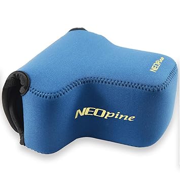 Azul Funda Camara de Fotos Digital Camara Reflex Neopreno Estuche ...