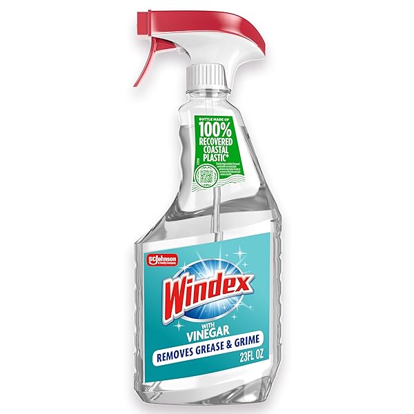 WINDEX VINEGAR GLASS AND SURFACE CLEANER SPRAY BOTTLE,...