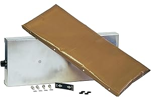 NATIONAL BAND SAW COMPANY 6" x 15" Hot Plate Assembly, Heat Seal 110V w/Thermostat, Element, Fab. Plate Wires & Cover 6101020