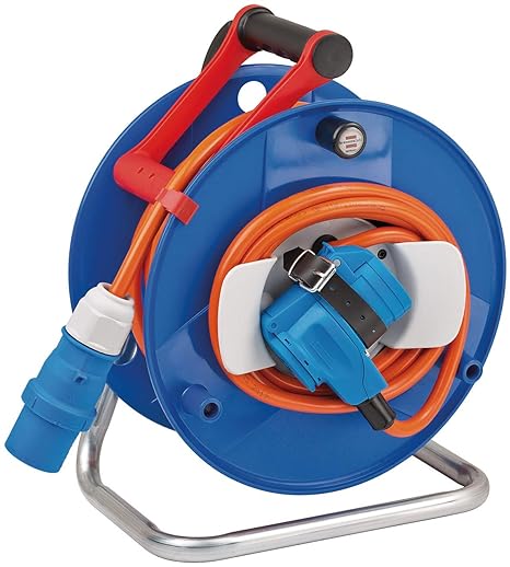 Brennenstuhl Garant G CEE IP44 Camping-/Maritimkabeltrommel (20m - Spezialkunststoff, Einsatz im Außenbereich, Made In German
