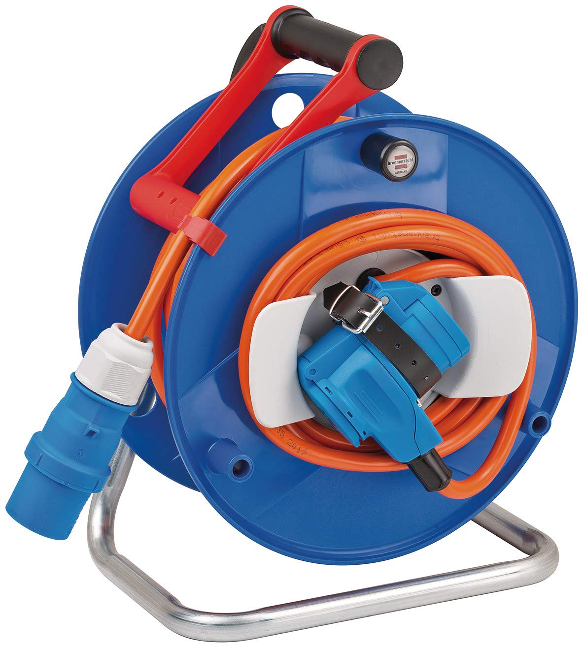 Brennenstuhl Orange 20m IP44 Cable Reel with Thermal Protection