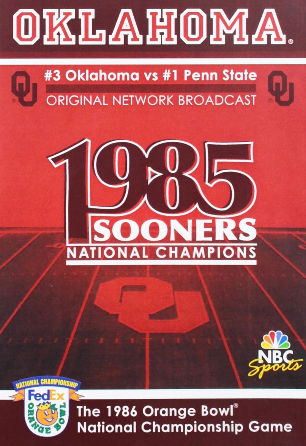 Oklahoma 1986 Orange Bowl National Championship Game
