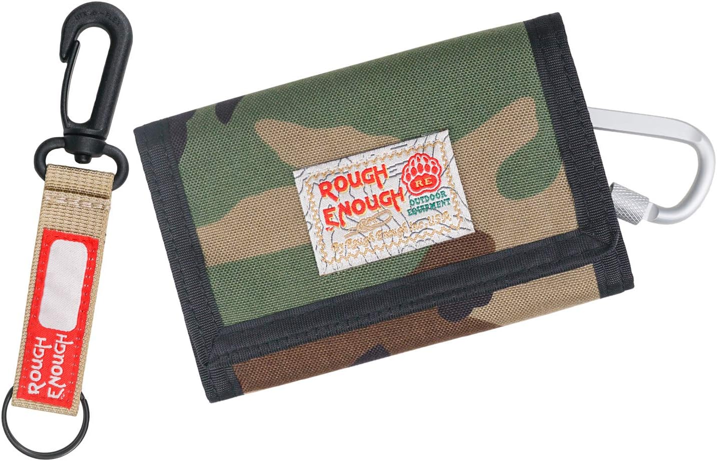 Rough Enough Cordura Wallet, Small, Men, Women, Card Wallet, Gift for Men Gifts for Girls Children, Boys, Teenagers, Wallet