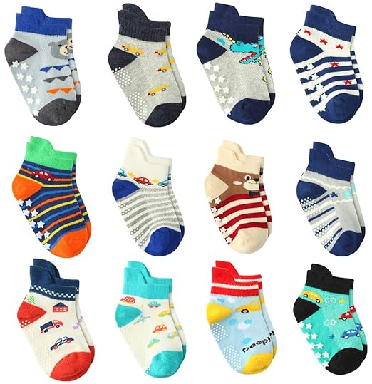 baby boy socks with grips