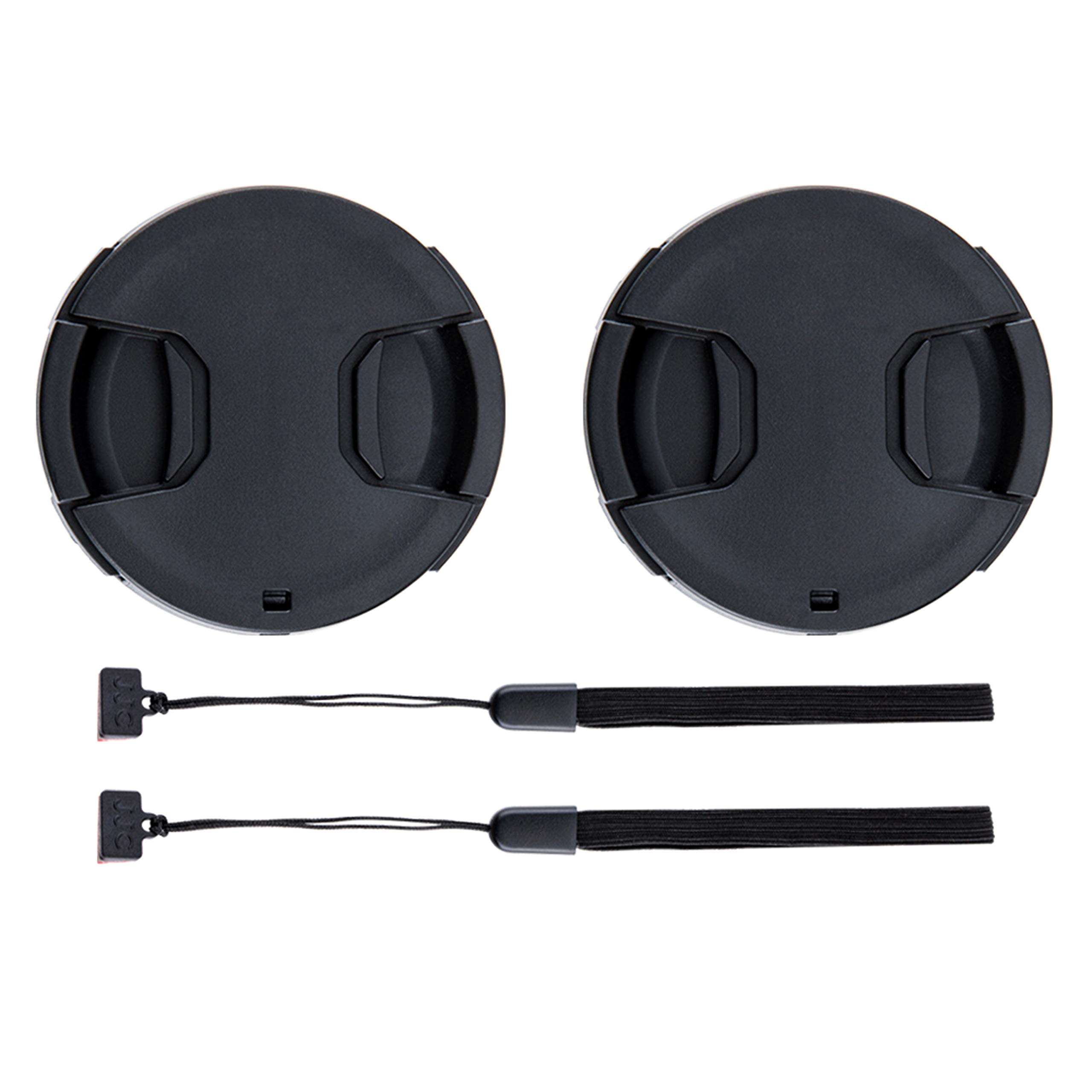 2-Pack 52mm Front Lens Cap Cover with Deluxe Cap Keeper for Fuji Fujifilm X-M5 X-A7 X-T200 X-T50 X-T30II X-T30 X-T20 X-T10 XT50 XT30 XT20 XT10 XT200 XA7 XM5 with XC 15-45mm Kit Lens & More 52mm Lens