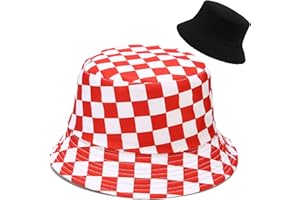 Mimfutu Bucket Hat for Women Girls, Double-Side-Wear Reversible Fisherman Beach Sun Hats