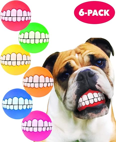 Amazing Pet Products Latex Dog Toy Bulldog 4.3Inch Toys