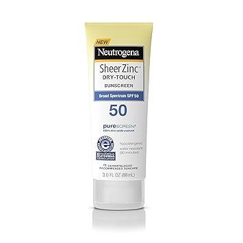 neutrogena sheer zinc face spf 50