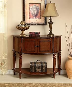 FA Furnishing Danesdale - Mueble Consola de Madera de Cerezo: Amazon.es