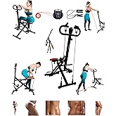 DARCON Squat Machine for Women - Deep Squat Rowing Machine for Abs - Home Workout Equipment for Women-Men, Power Rider Row Squat for Glutes, Legs and Full Body Workouts