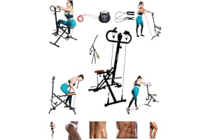 DARCON Squat Machine for Women - Deep Squat Rowing Machine for Abs - Home Workout Equipment for Women-Men, Power Rider Row Squat for Glutes, Legs and Full Body Workouts