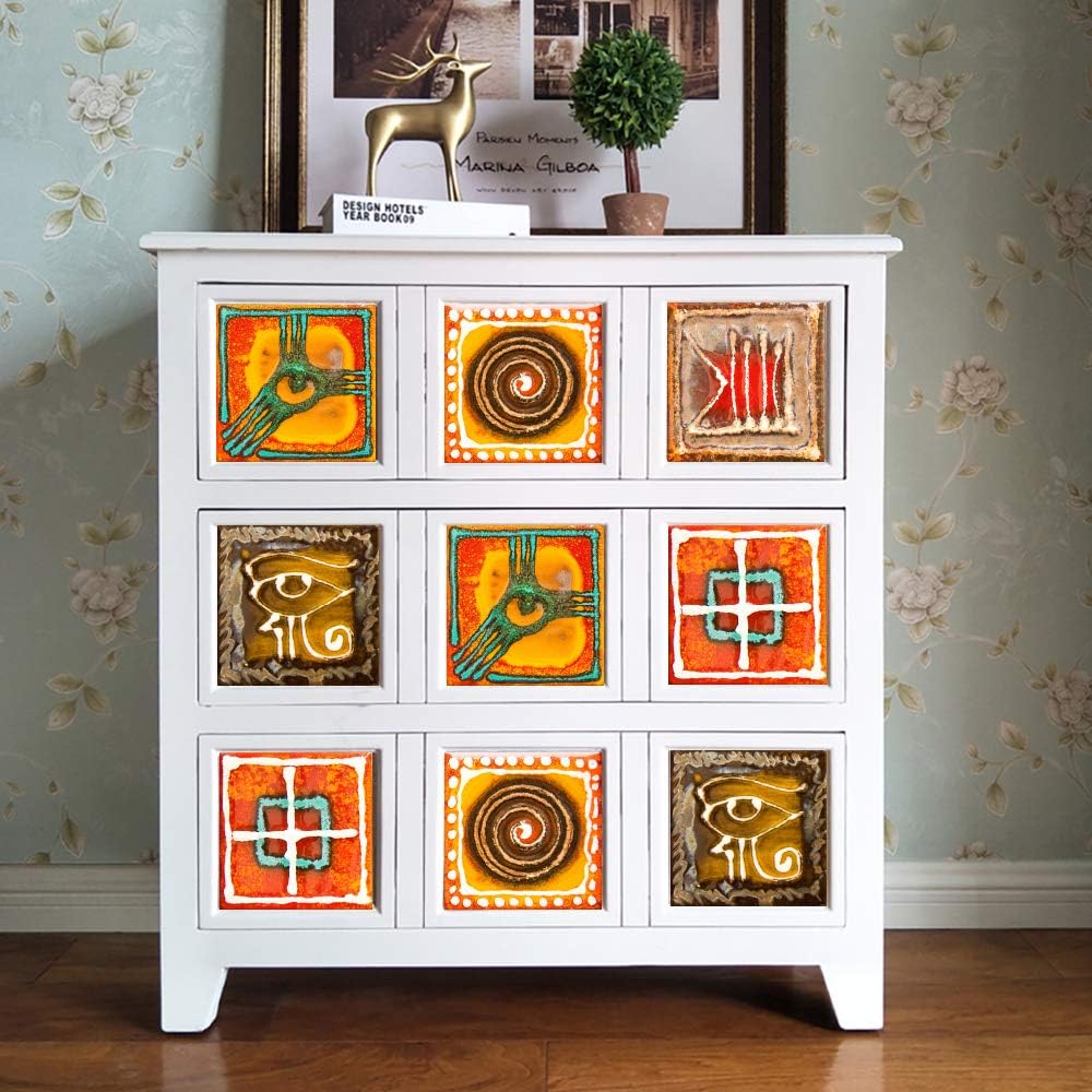 Selbstklebender Spritzschutz Fliesen-Aufkleber für Wohnzimmer 10 Stück