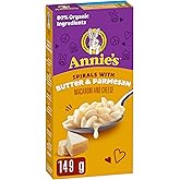 ANNIE'S - MACARONI AND CHEESE Spirals with Butter and Parmesan, No Artificial Flavours or Synthetic Colours, Contains Real Ch