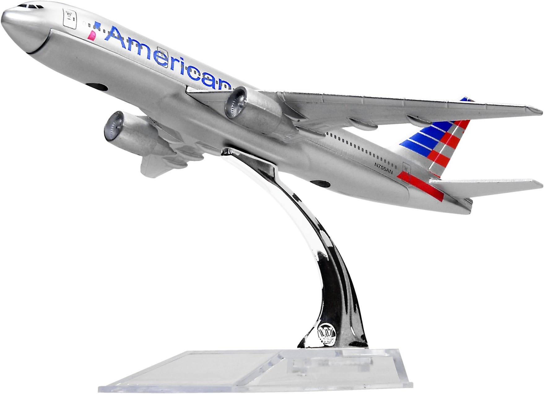 Diecast Airplane 1:400 American B777 Metal （16cm） Plane Model Office Decoration or Gift by LESES