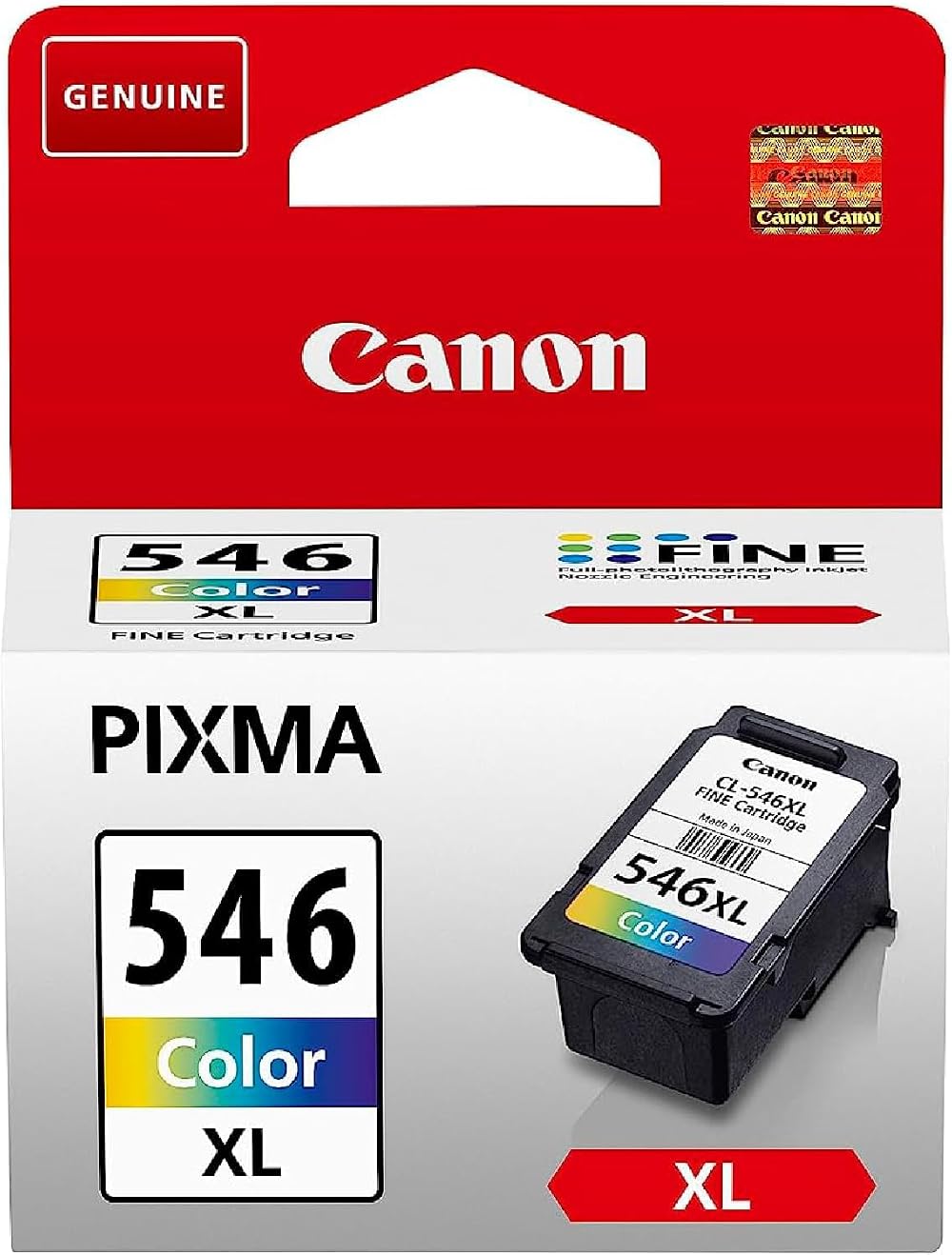 Canon CL-546XL High Yield Colour Ink Cartridge C/M/Y MG2450 300 Pages