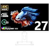 INNOCN 27" Mini LED 4K Monitor, HDR1000, 99% DCI-P3 99% sRGB, 1.07B Colors, IPS, USB-C, HDMI 2.1, DP, Speakers, Auto Brightne