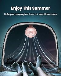 Gaiatop Baby Stroller Fan, 4000mAh Oscillating Mini