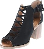 Soda Womens Fahsoin Aran Open Toe Heel