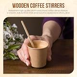 We Can Source It Ltd Wooden Coffee Stirring Sticks 5.5 Inch Natural Birch 1000 view 2