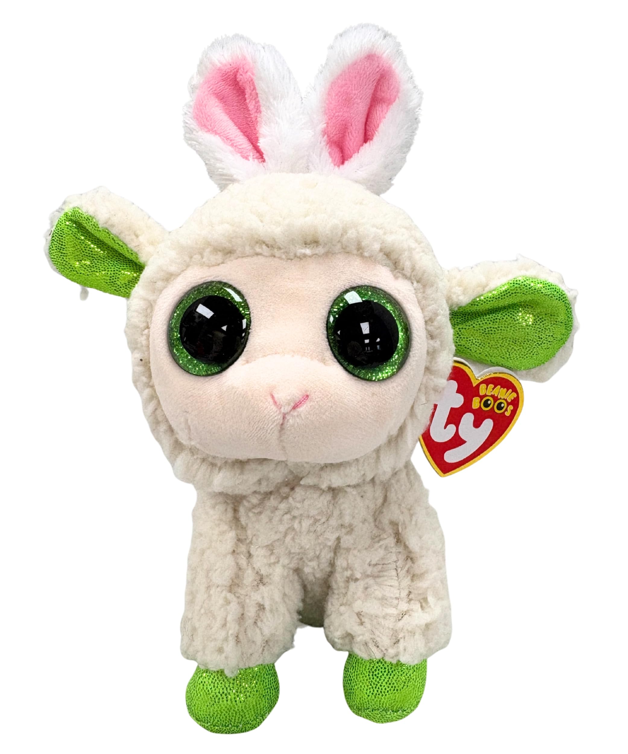 My Pet Elephant TY Mary - White Easter Lamb with Ears - 6"