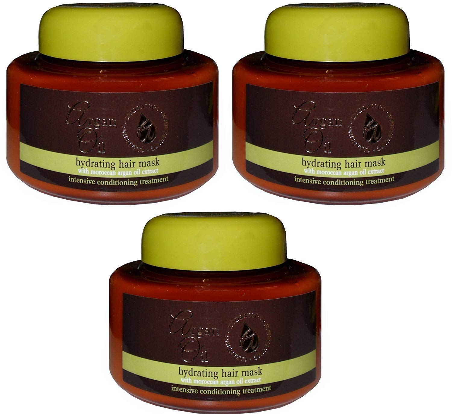 Argan Oil Hydrating Hair Mask 220 millilitres X 3