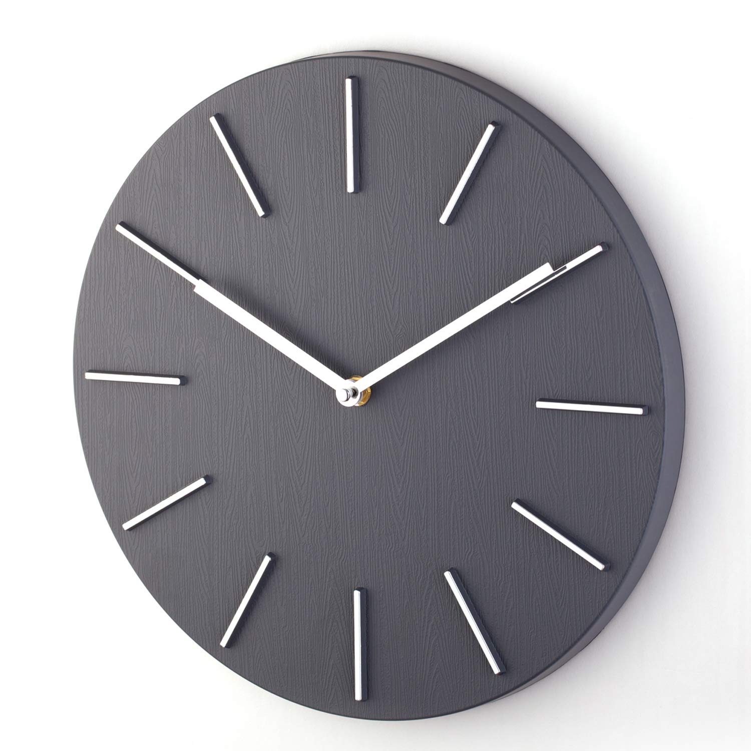 Bloom Flower 12 Inch Modern Decorative Wall Clock Silent ...
