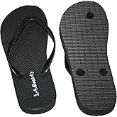 Dona Michi Womens Flip Flop with Glitter Straps and Comportable Footbed, Cool Looking Style-Black_10