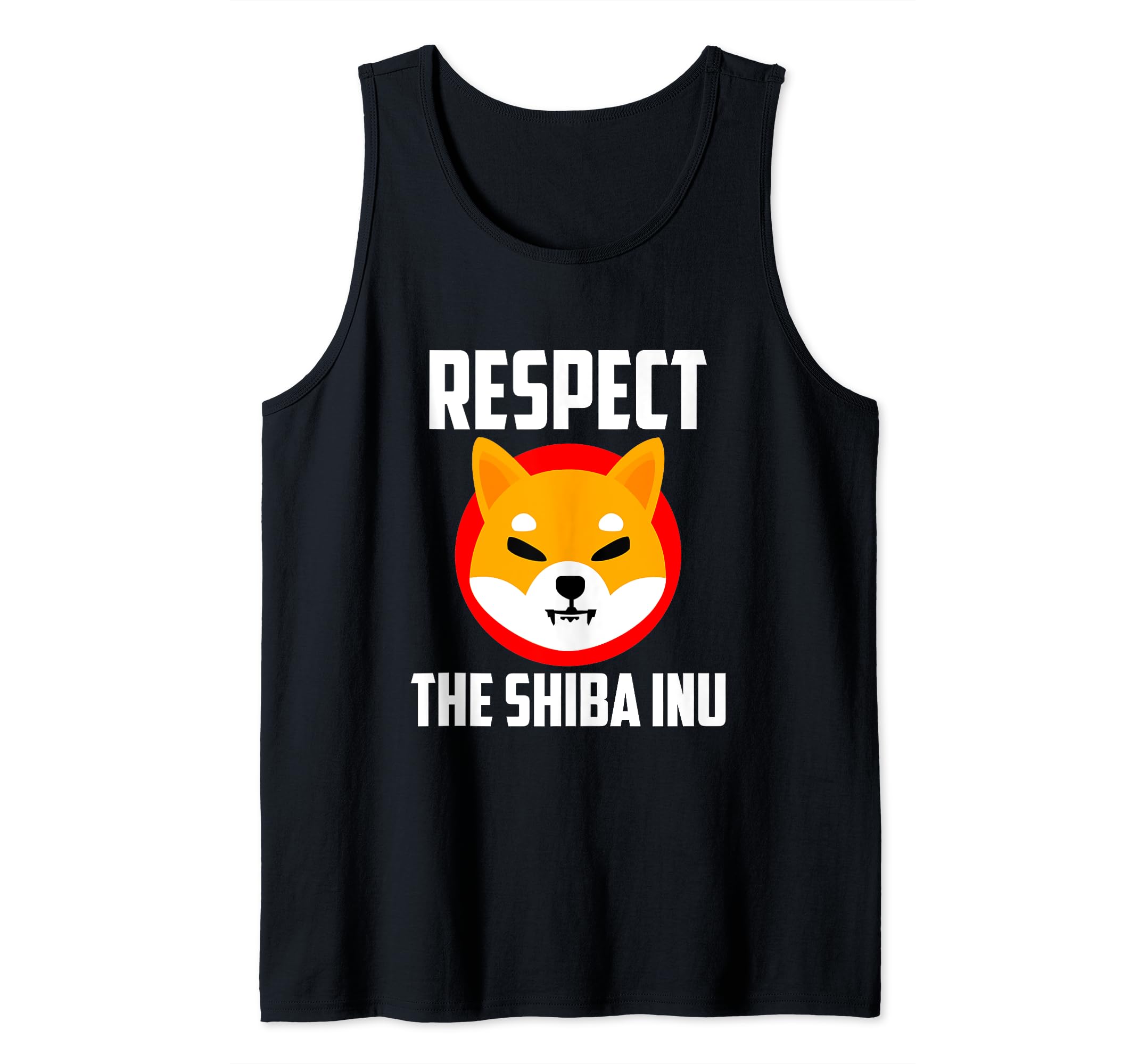 Respect The Shiba Inu Cryptocurrency Blockchain HODL Coin Tank Top