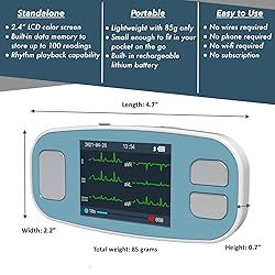 EMAY 6L Portable ECG Monitor | Record ECG and Heart