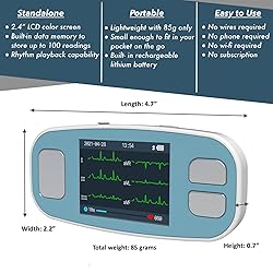 EMAY 6L Portable ECG Monitor | Record ECG and Heart