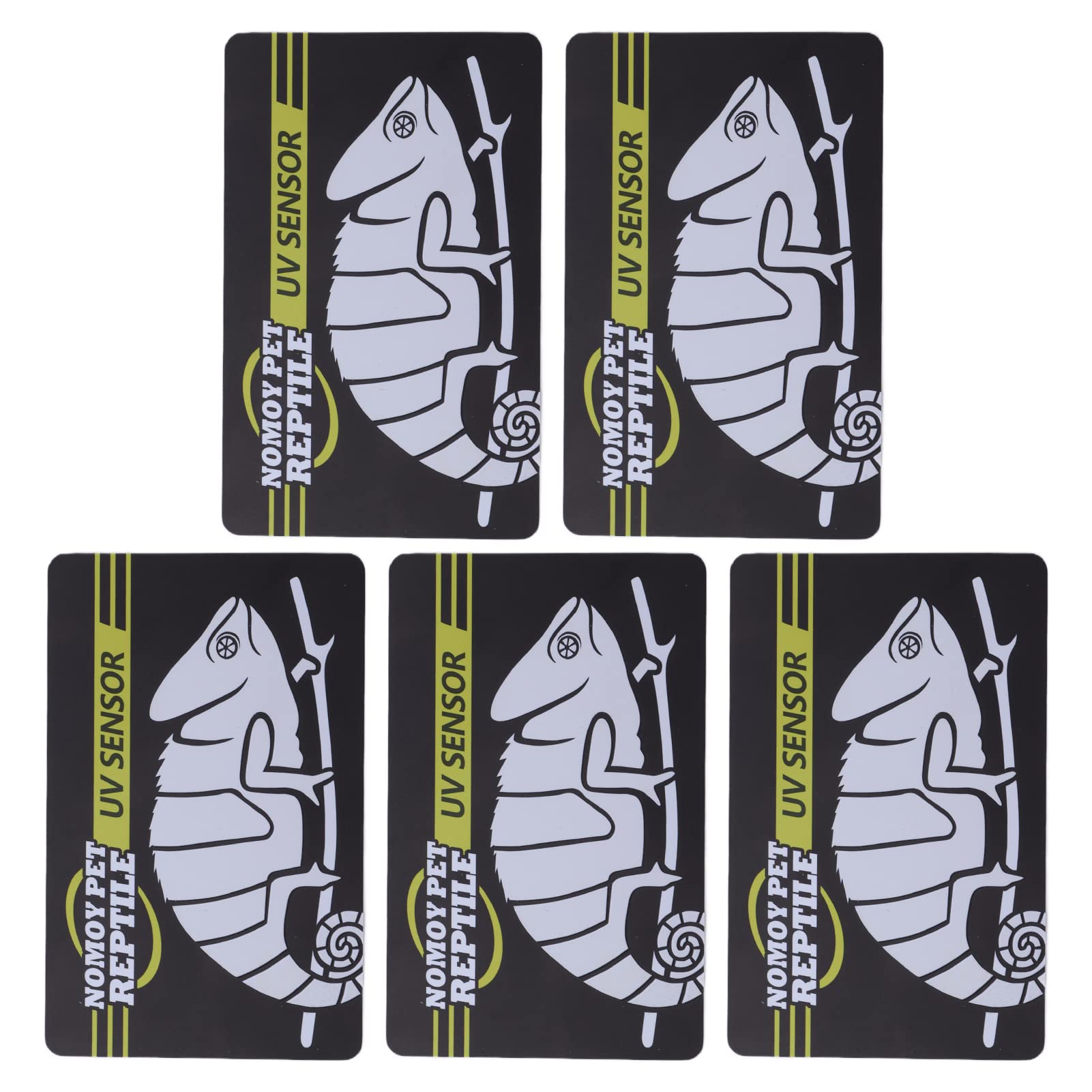 Entatial Quick Test UVB Sensor, Used 500 Times Measure Ultraviolet Radiation Within 10 Seconds UV Test Card for Pet for Home for Daily for Studio