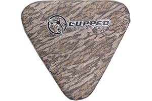 Cupped Waterfowl Marsh Hunting Seat, Adjustable 36" Stake Hunting Seat with Carrying Strap