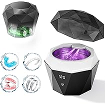 LUMYSPACE Ultrasonic Denture Cleaner Machine 43±5KHz Portable