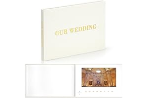 Eternal Love : Our Wedding Video Book - Luxury Linen Bound Album with 7” Display, 4GB Memory, Rechargeable Battery. Cherish Every Moment - JTRF